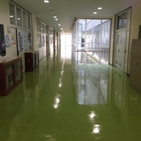 群馬県立高校様の床ワックス清掃のサムネイル
